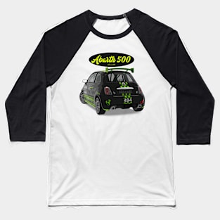 ABARTH 500 494 Back Baseball T-Shirt